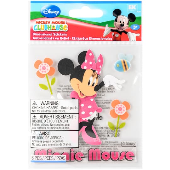 EK Success&#xAE; Disney&#xAE; Minnie Mouse Dimensional Stickers